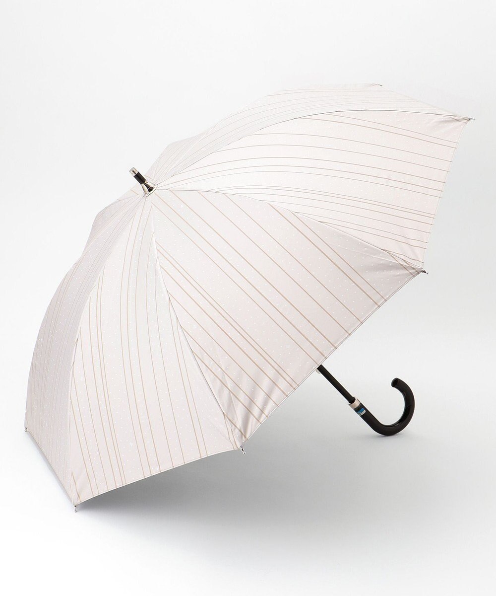 MOONBAT 【ランバン オン ブルー（LANVIN en Bleu）】晴雨兼用日傘　ドットストライプ 