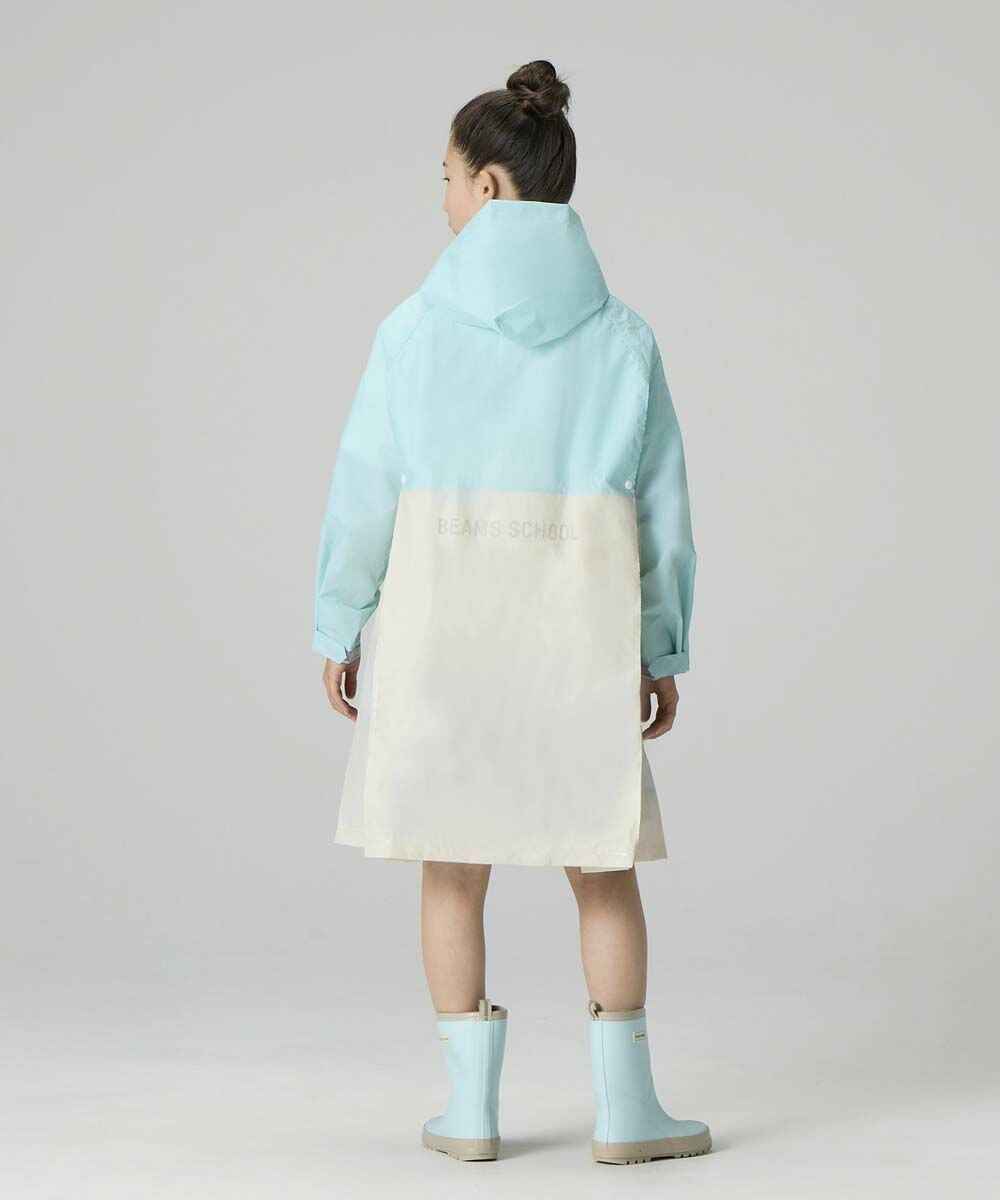 BEAMS SCHOOL シームレスレインコート 