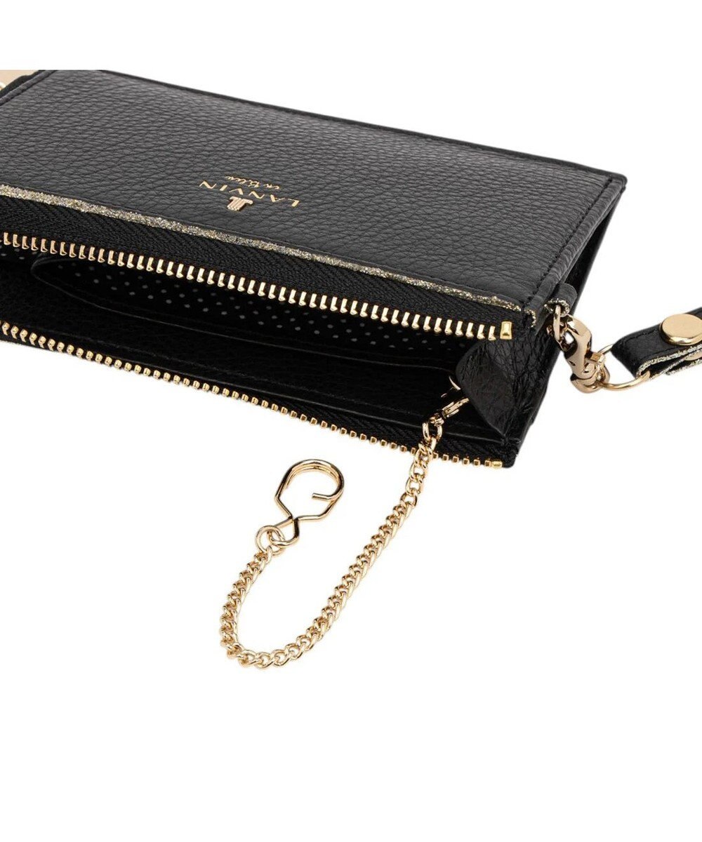 LANVIN en Bleu メラニー キーリング付きマルチケース 