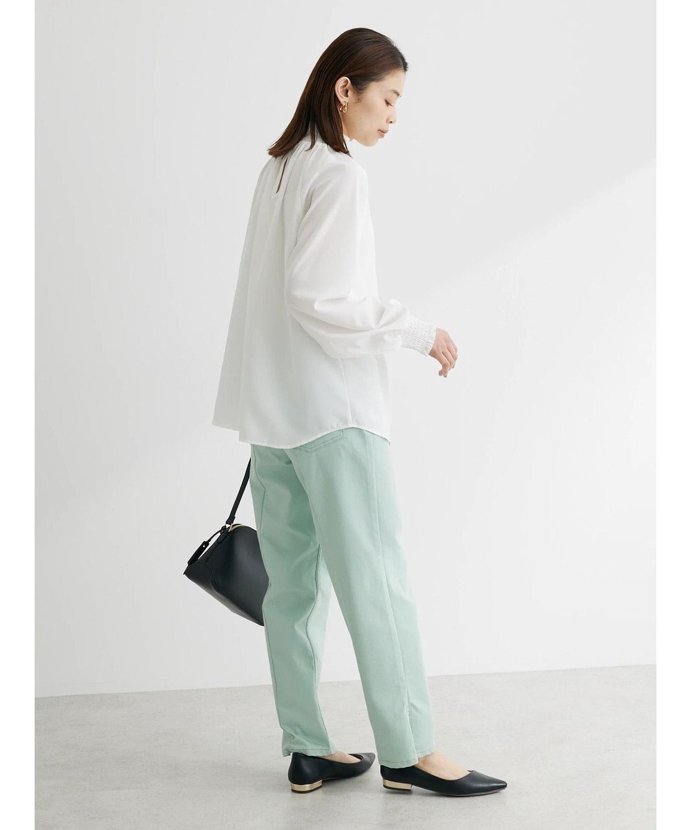 Green Parks ・ＥＬＥＮＣＡＲＥ　ＤＵＥ　シャーリングカラーブラウス 