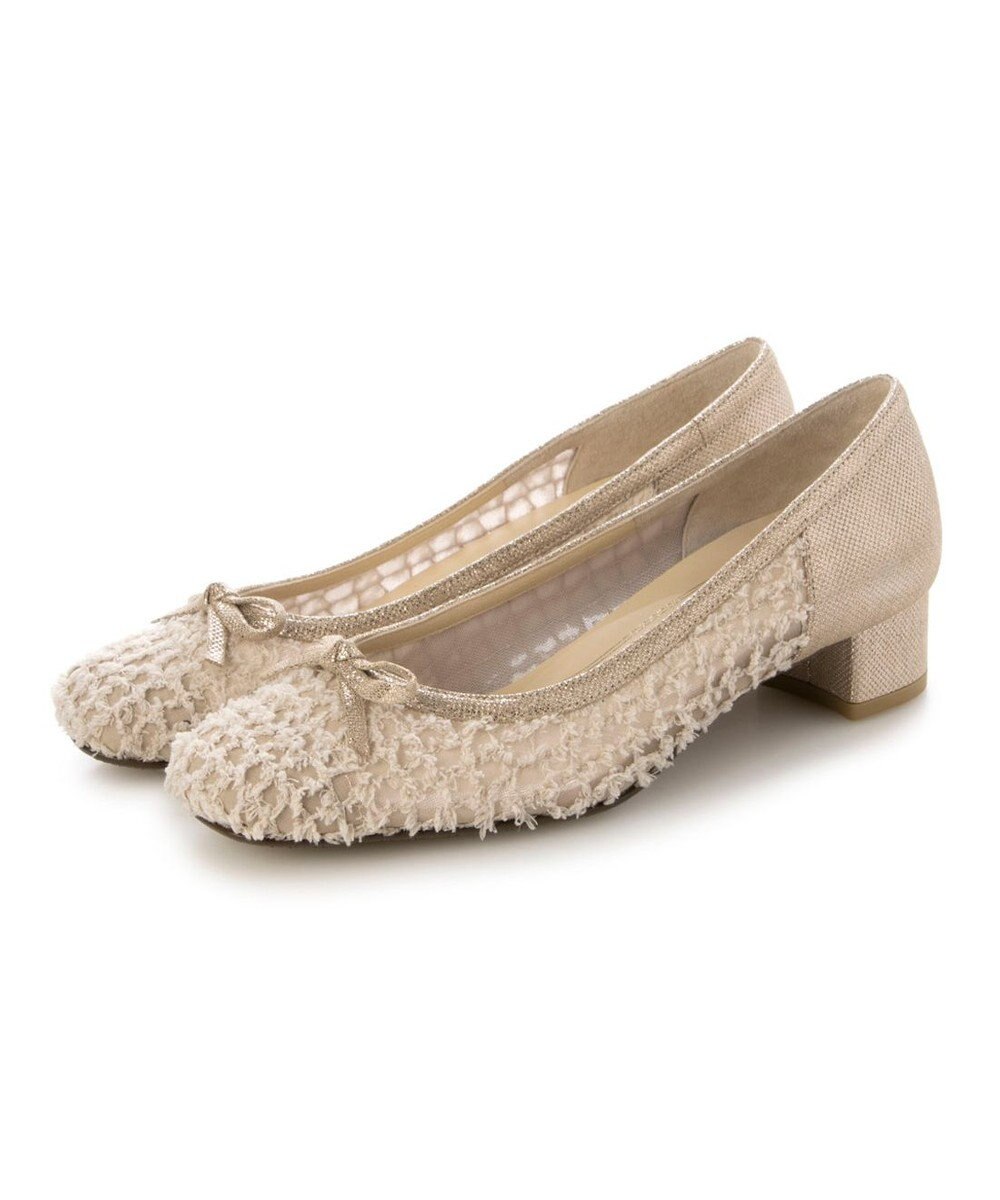 Riz raffinee <Riz raffinee>スクエアトゥリボンパンプス 