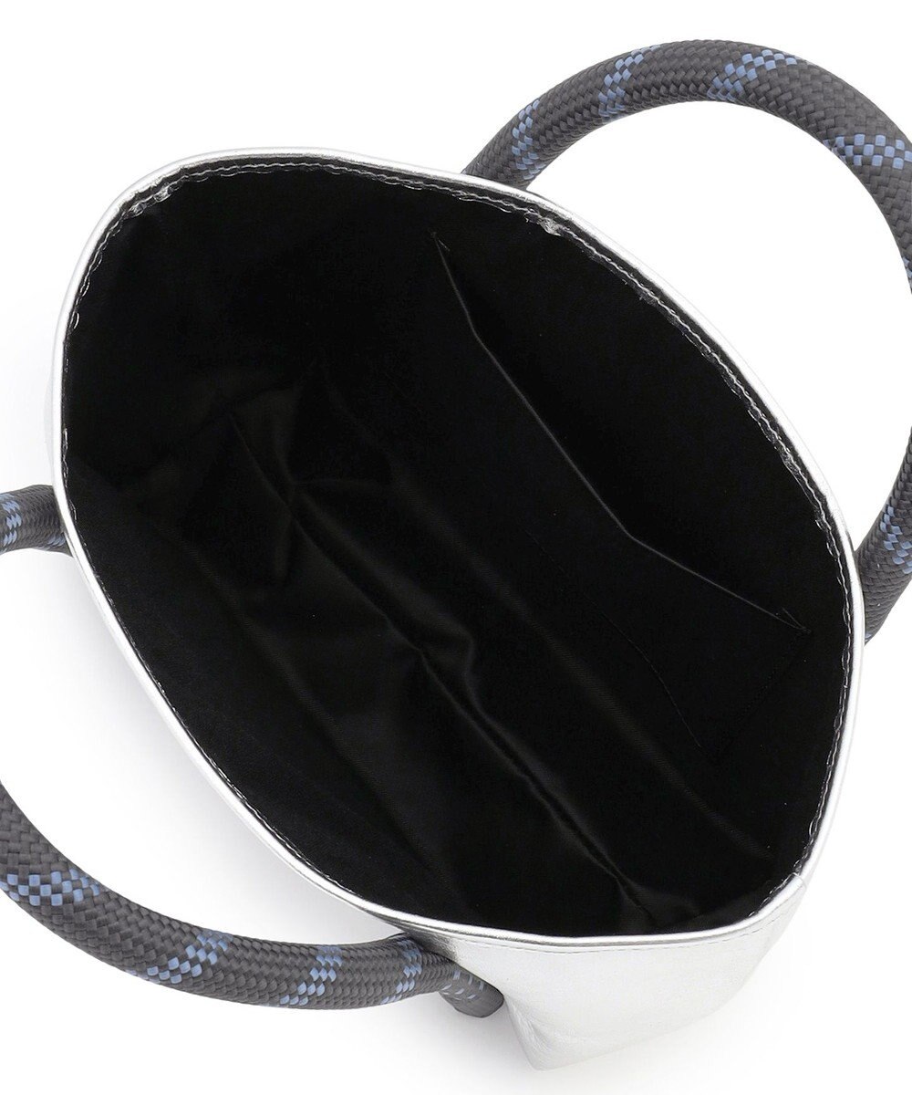 23区 NOMADIS JOY レザー ミニ トートバッグ(シルバー) 