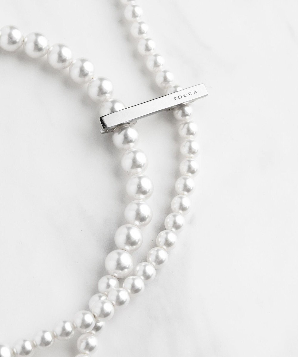 TOCCA RANDOM PEARL LARIAT NECKLACE ネックレス 