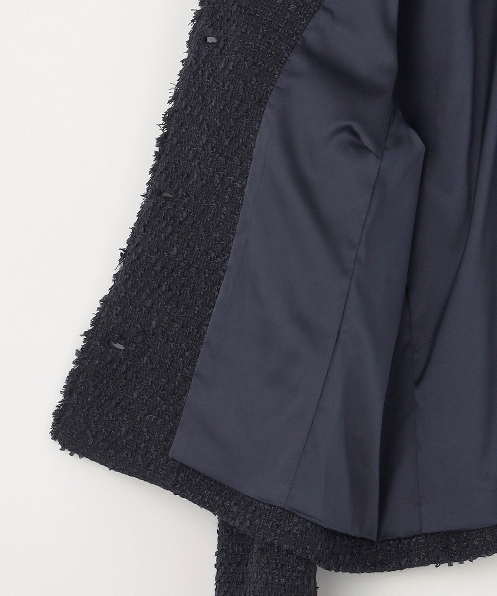 組曲 【KUMIKYOKU NAVY】ファンシーツイード 2WAYジャケット 