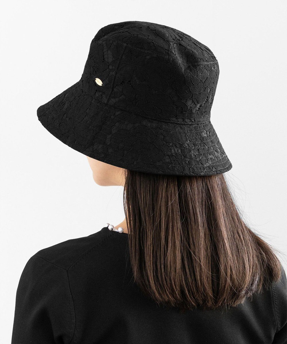 TOCCA 【紫外線90%カット・速乾・接触冷感・リバーシブル・洗える】LACE REVER BUCKET HAT バケットハット 