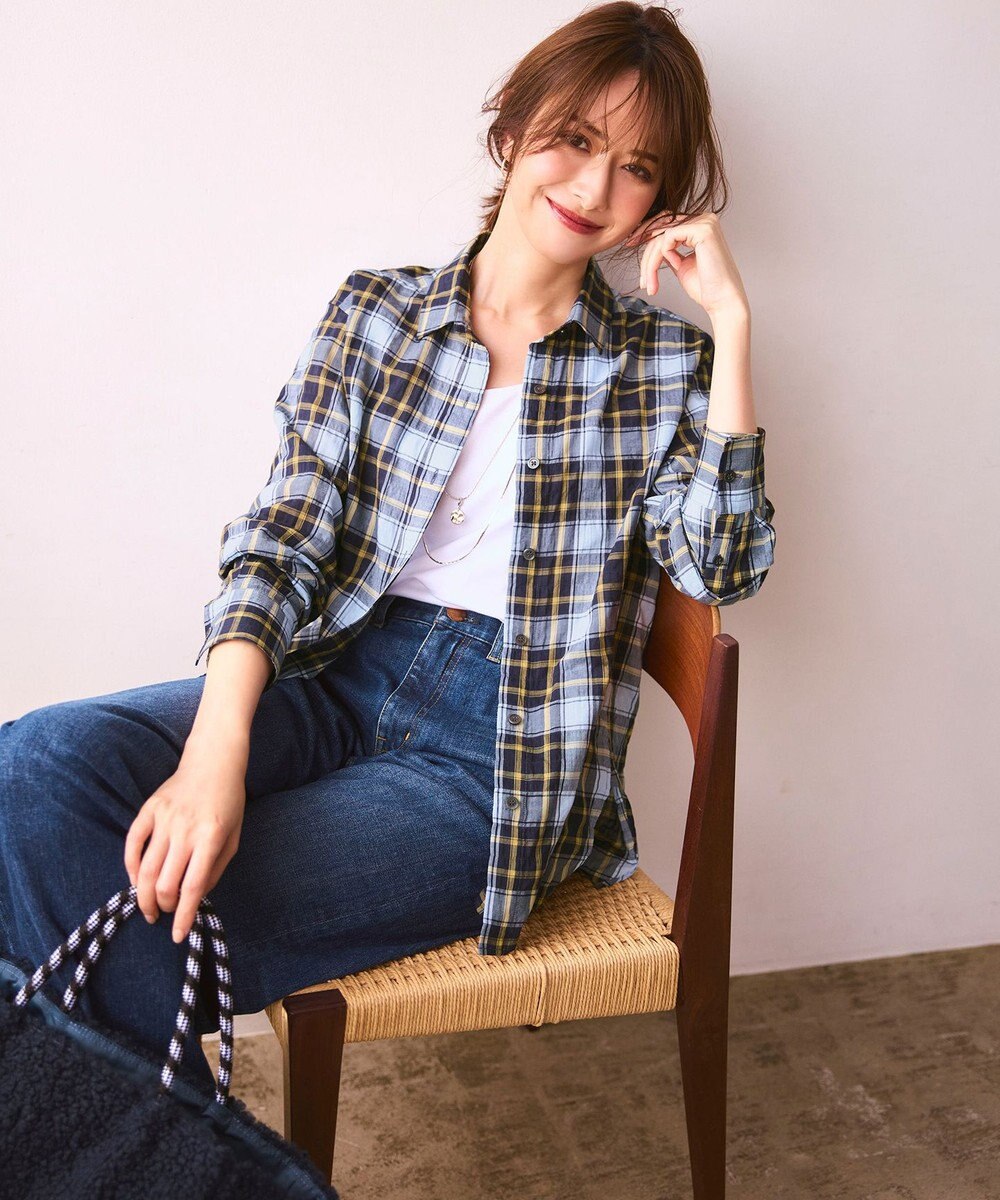 23区 S 【滝沢眞規子さん着用/VERY掲載/洗える】23区DENIM ストレッチ ワイドパンツ 