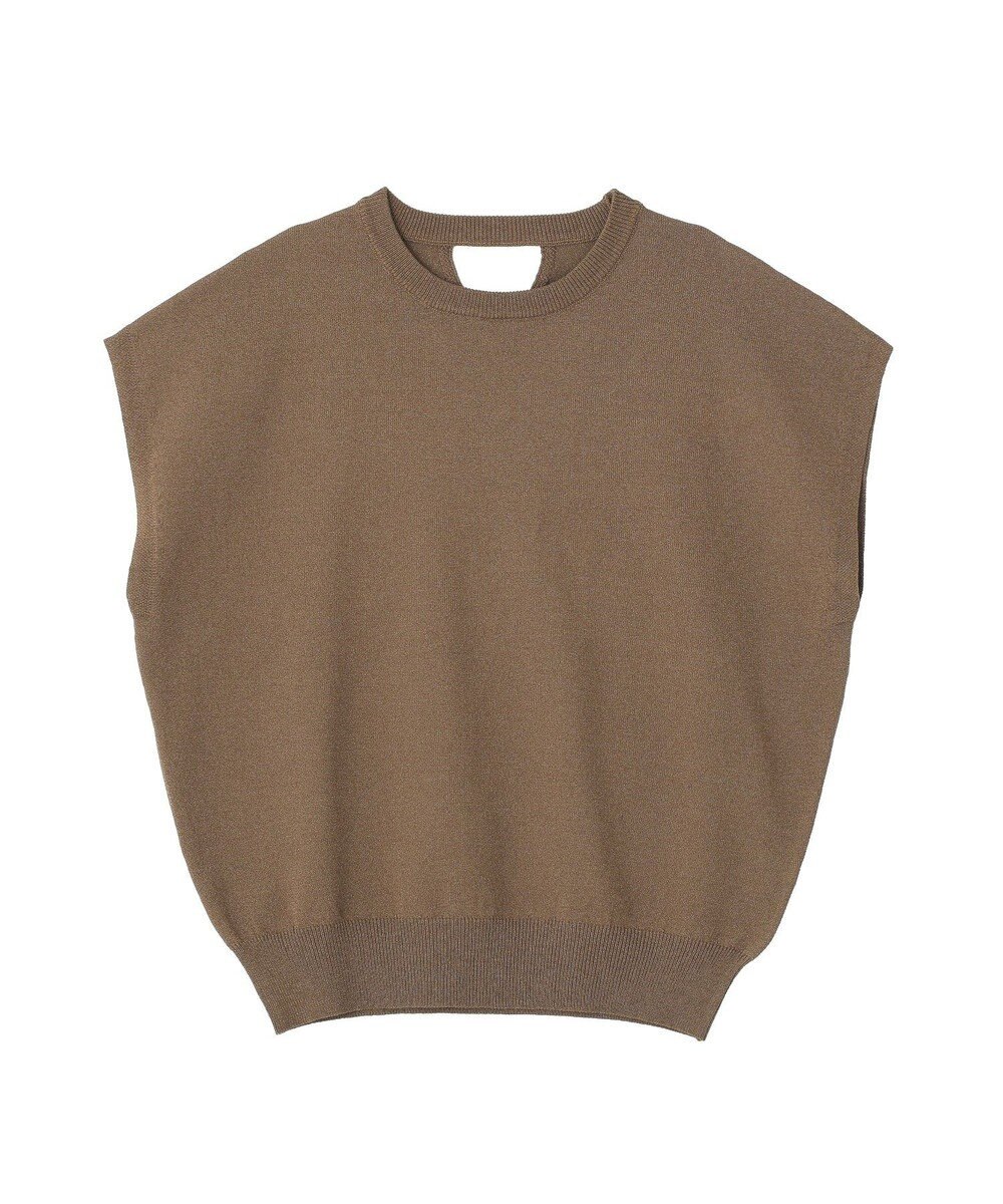 AMERICAN HOLIC 【WEB限定】接触冷感ラメフレンチスリーブニットプルオーバー 