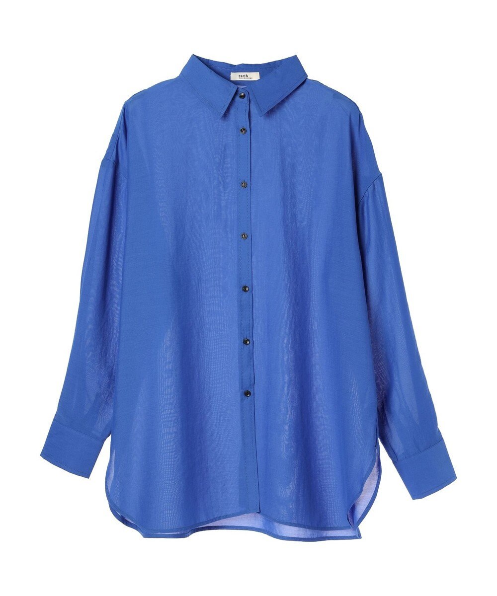 earth music&ecology シアーボーイズライクシャツ 