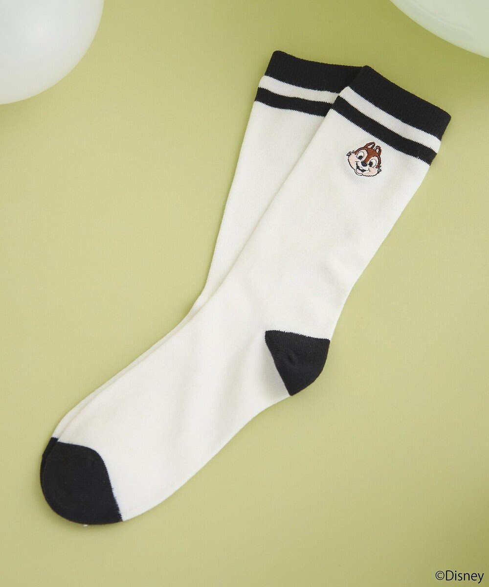 earth music&ecology チップ＆デール／ラインソックス 