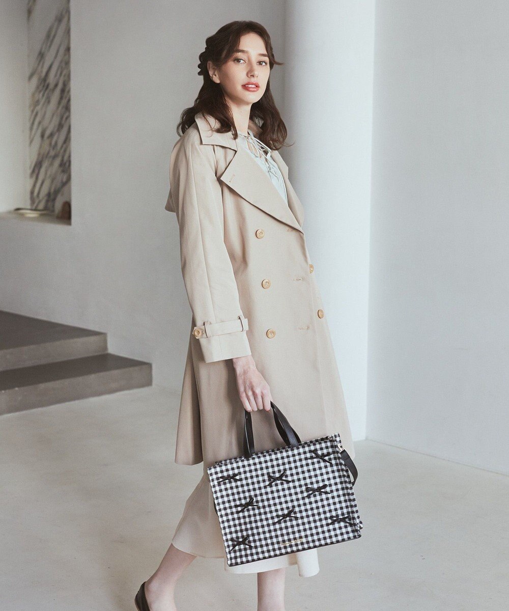 Maison de FLEUR ナローリボンスクエアバッグ 