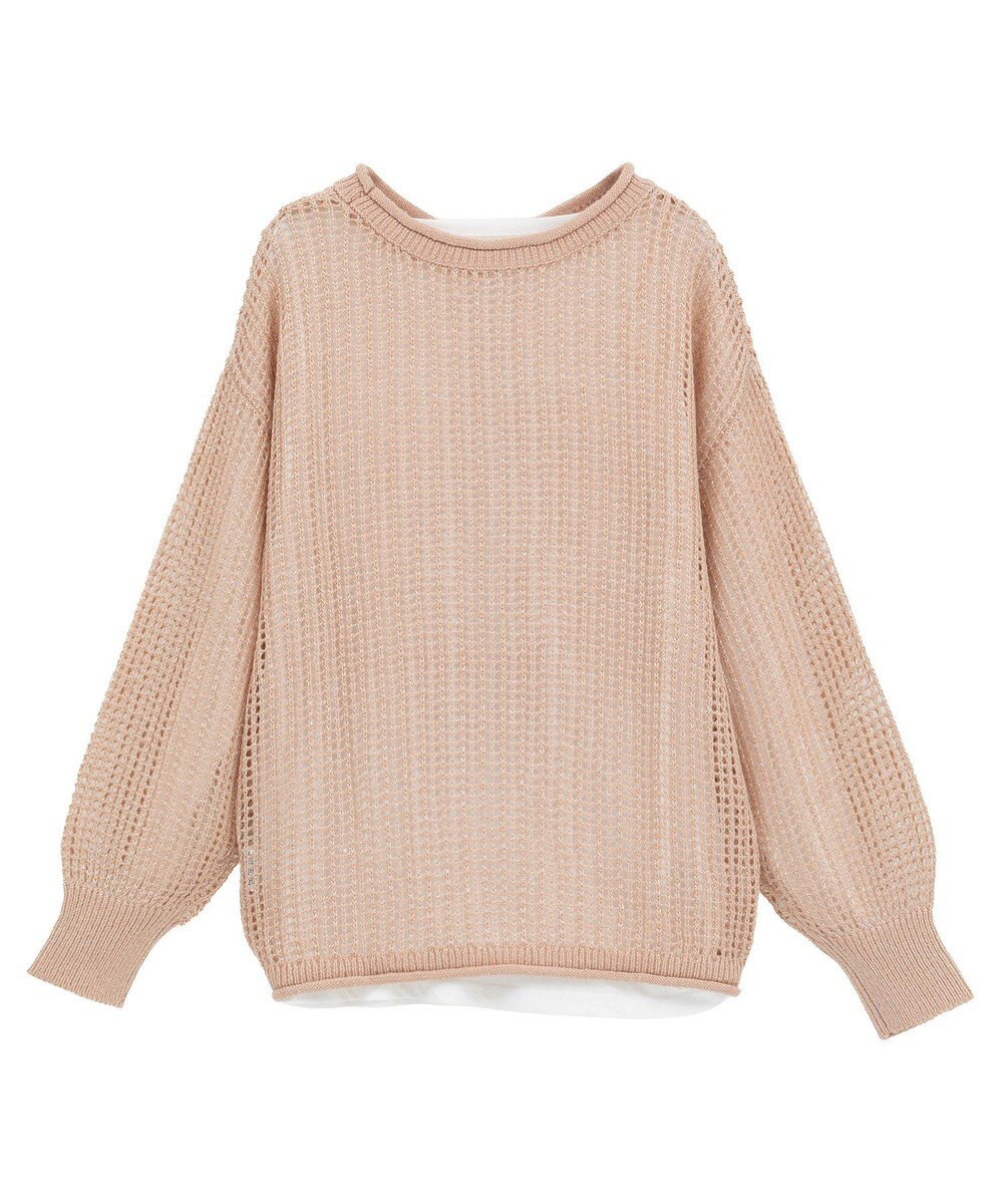 Green Parks ＳＥＴ２点２ｗａｙシャーリングニット＋インナー 