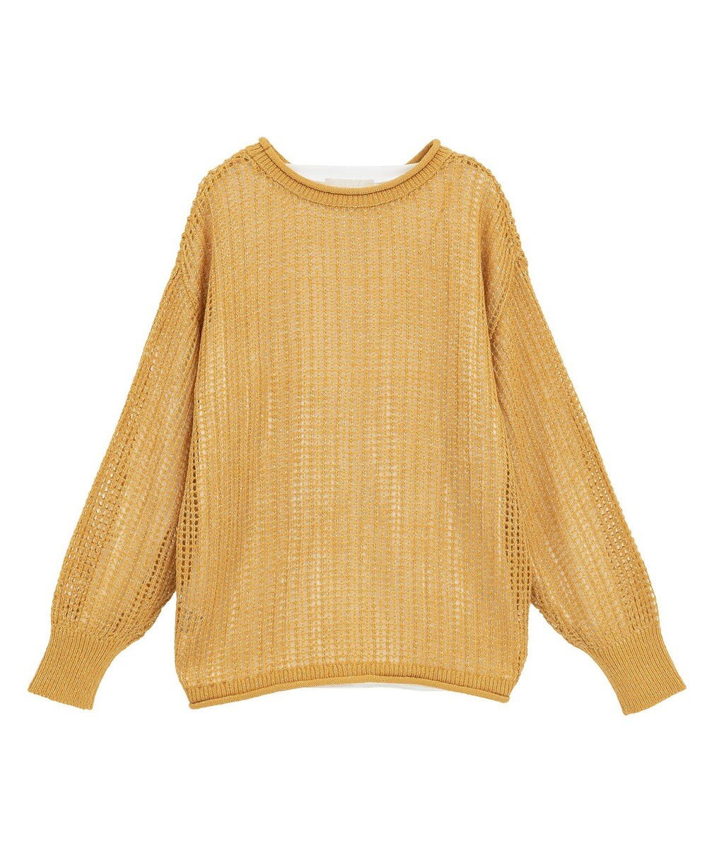 Green Parks ＳＥＴ２点２ｗａｙシャーリングニット＋インナー 