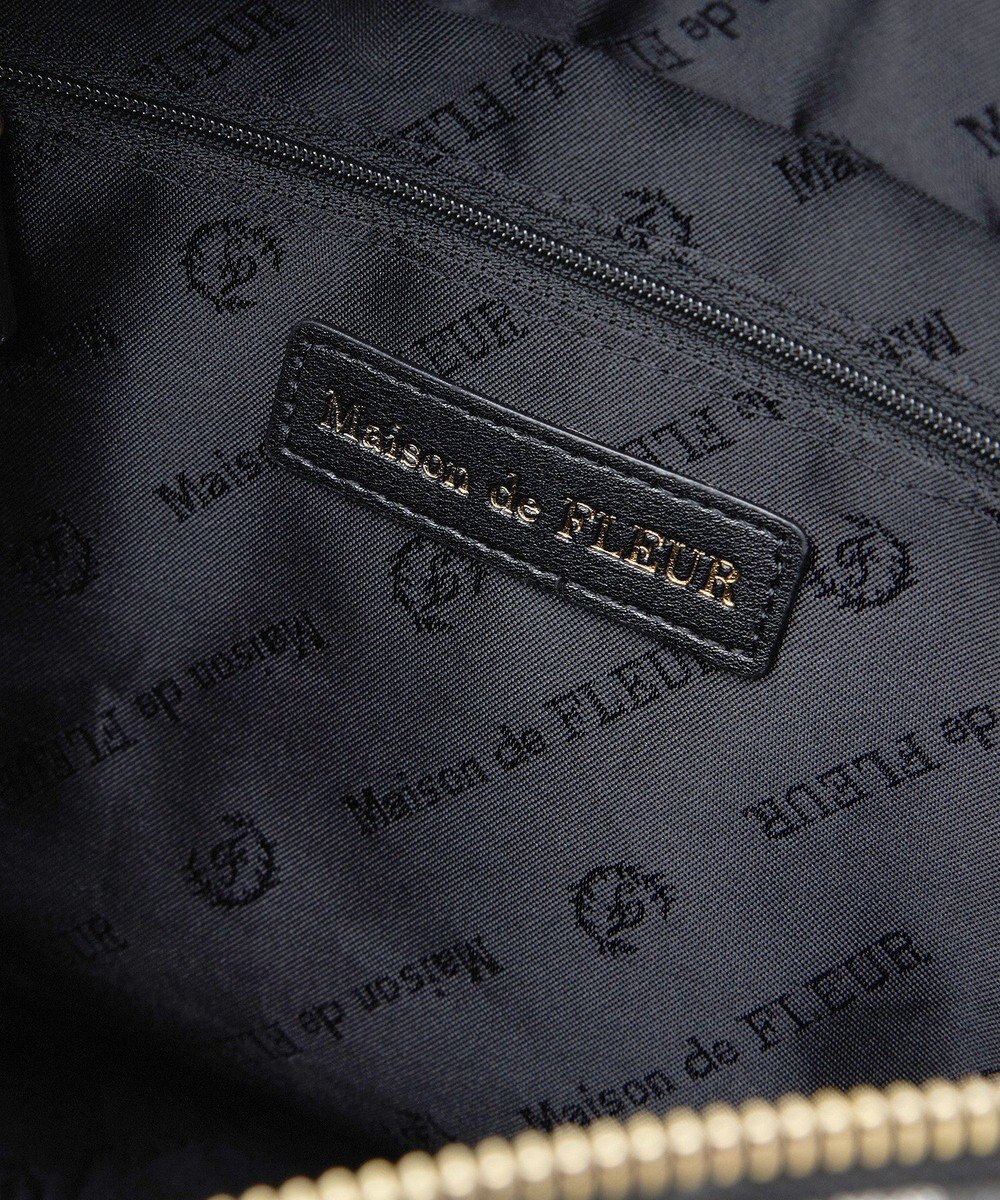 Maison de FLEUR ナローリボンスクエアバッグ 