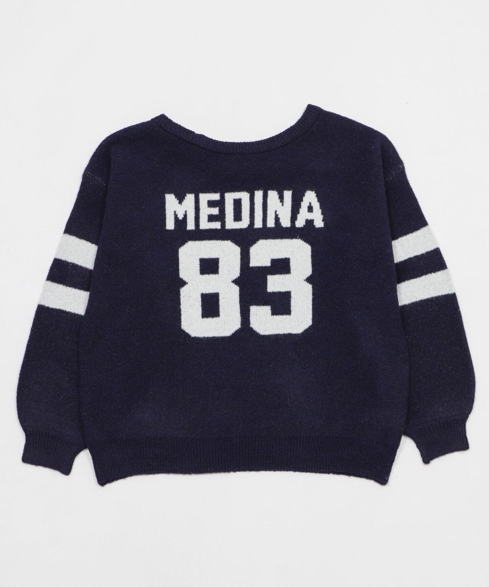 WEGO フラッフィー2WAYグラフィックワンショルBIGニット 