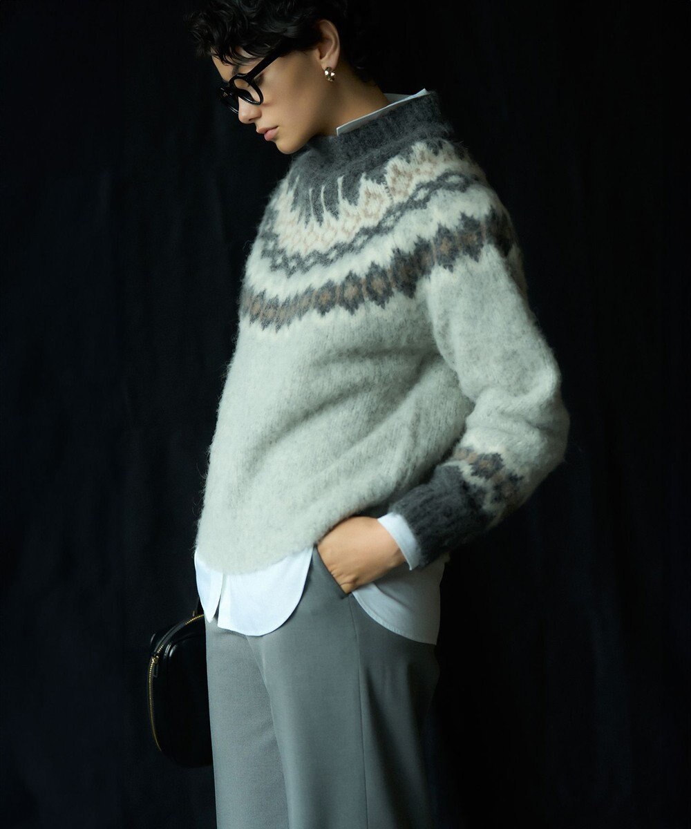 23区 S 【CLASSY.2月号掲載/洗える】CANCLINI ベーシック シャツ 