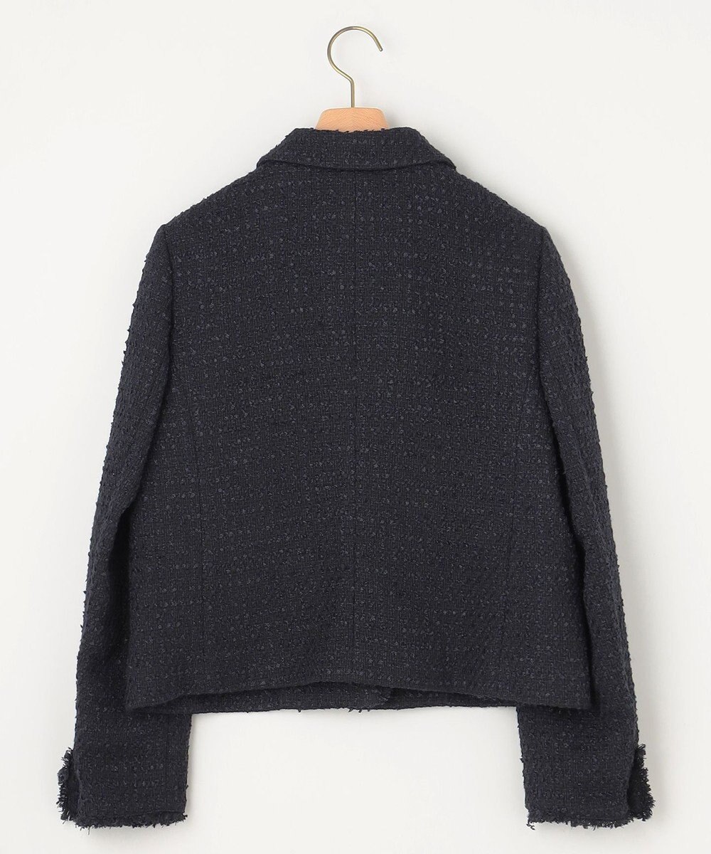 組曲 【KUMIKYOKU NAVY】ファンシーツイード 2WAYジャケット 