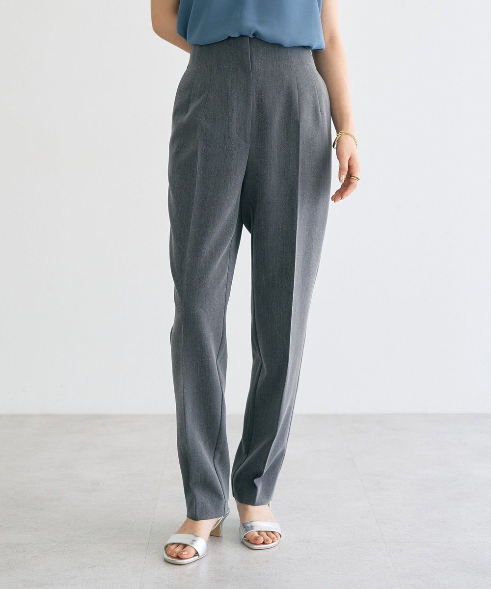 YECCA VECCA スタイルアップテーパードパンツ 