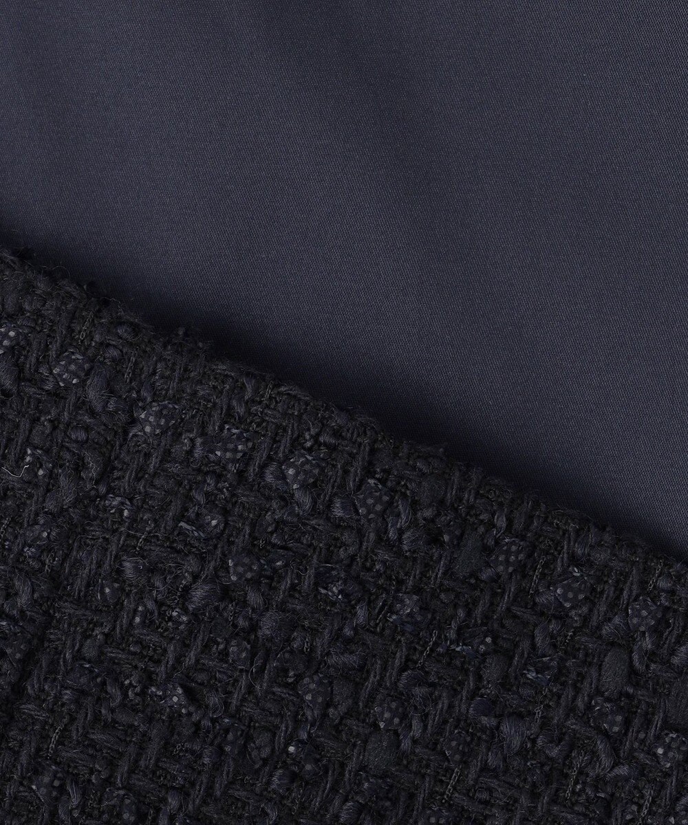 組曲 【KUMIKYOKU NAVY】ファンシーツイード 2WAYジャケット 