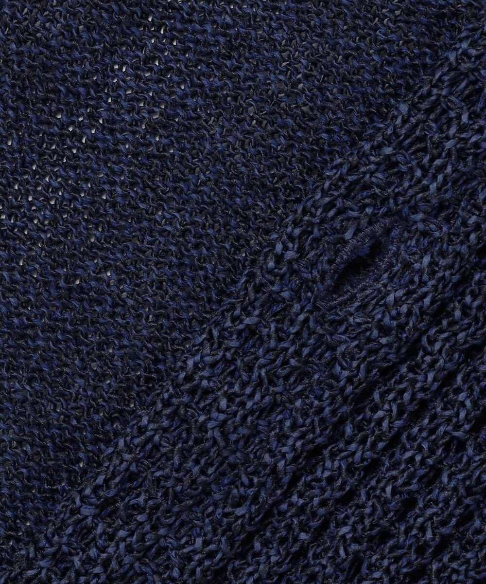 JOSEPH ABBOUD 【エコ素材和紙使用・日本素材】和紙杢メッシュクルーネック ニットジレ 