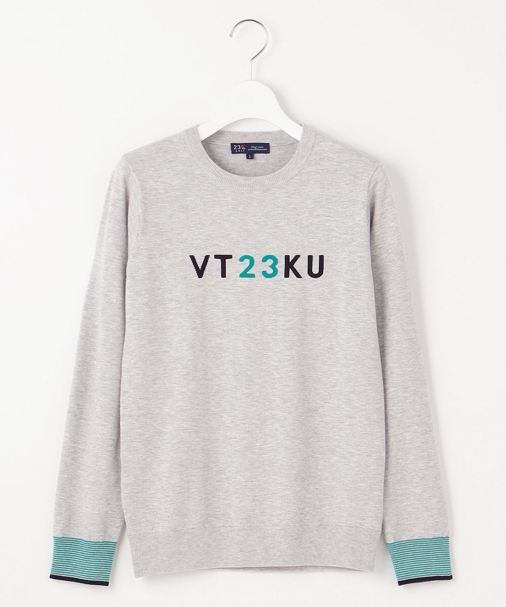 23区GOLF 【WOMEN】ロゴニット 着回しOK 動きやすさ◎ 厚すぎないからロングシーズン着用できる 