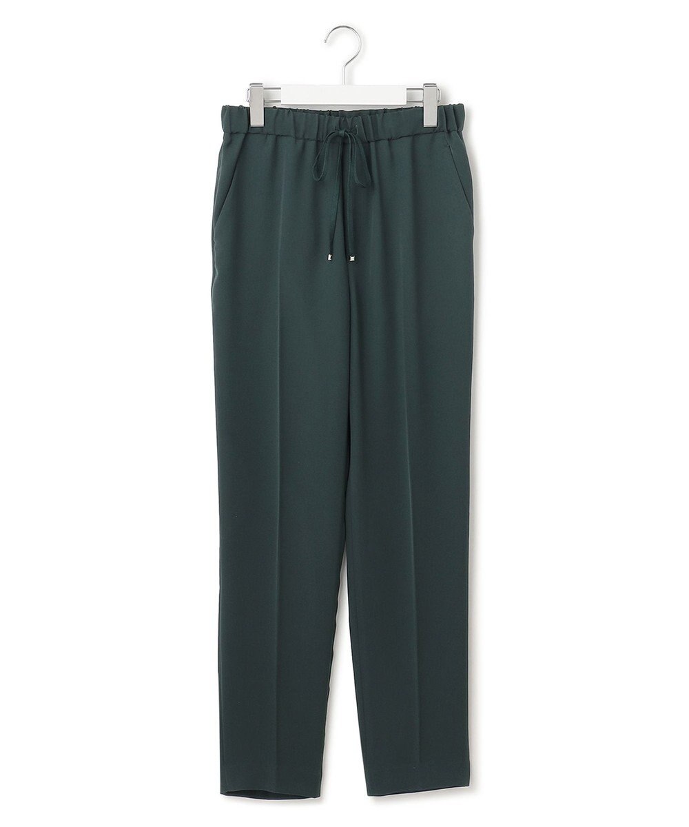 23区 S 【洗える】ドライダブルサテン ドロスト パンツ 