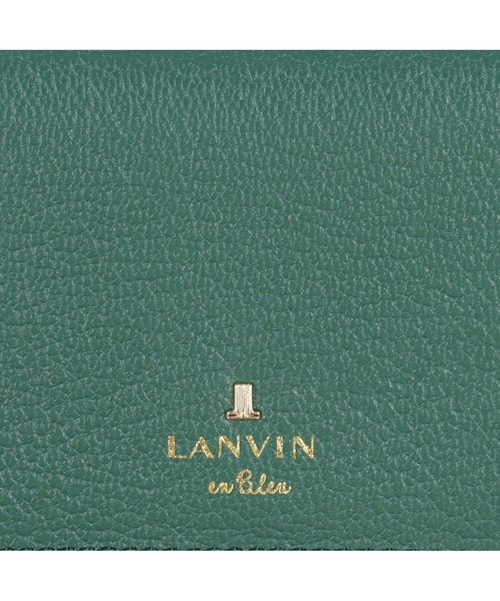 LANVIN en Bleu リム リール付き2面パスケース 