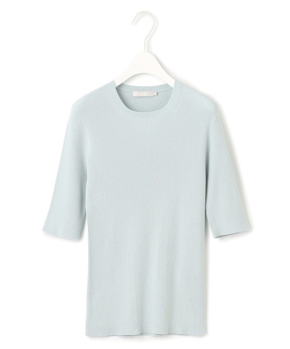 ICB L 【洗える】ハイゲージリブベーシック プルオーバーニット 