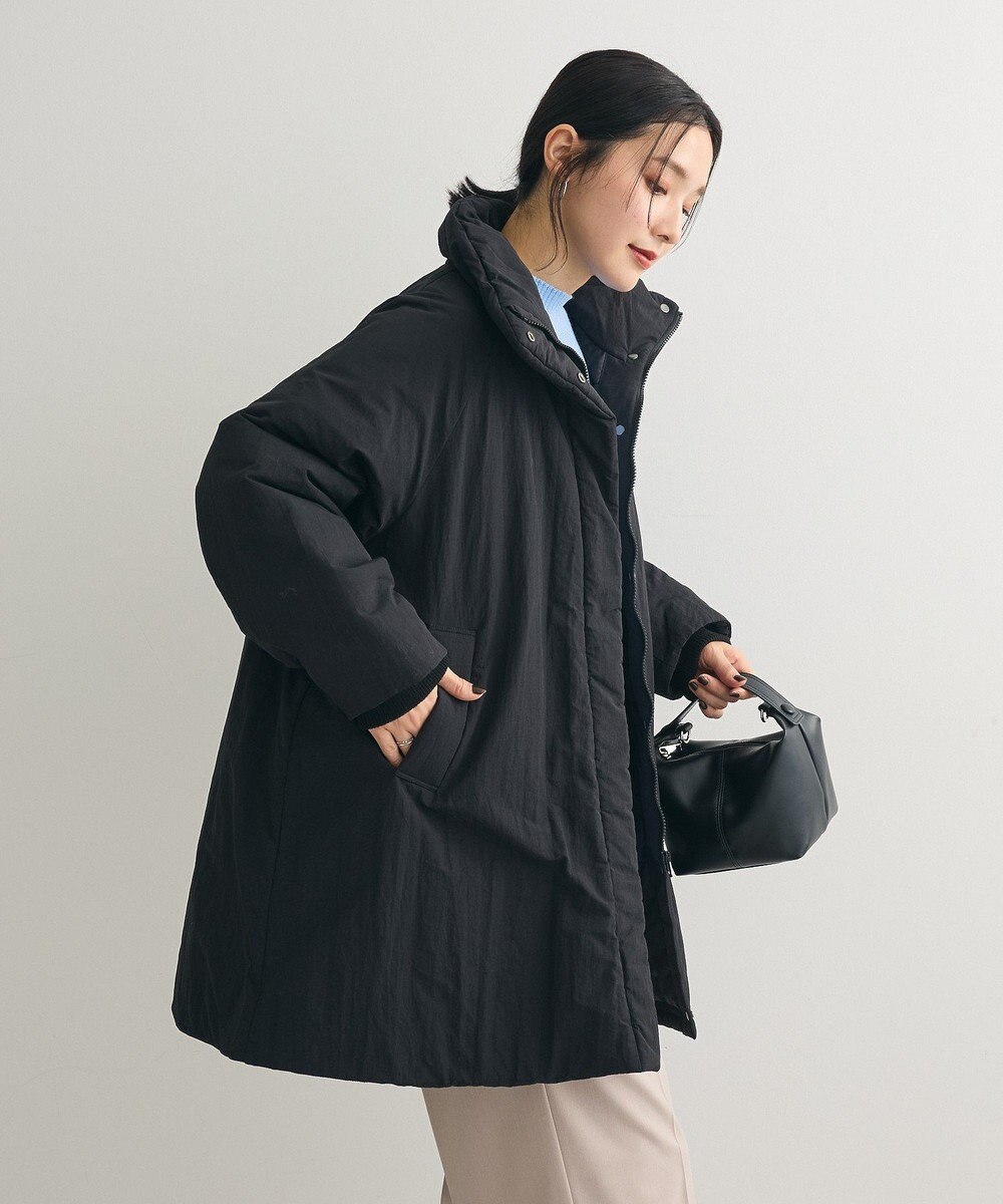 Green Parks シームレス中綿ドロストコート 