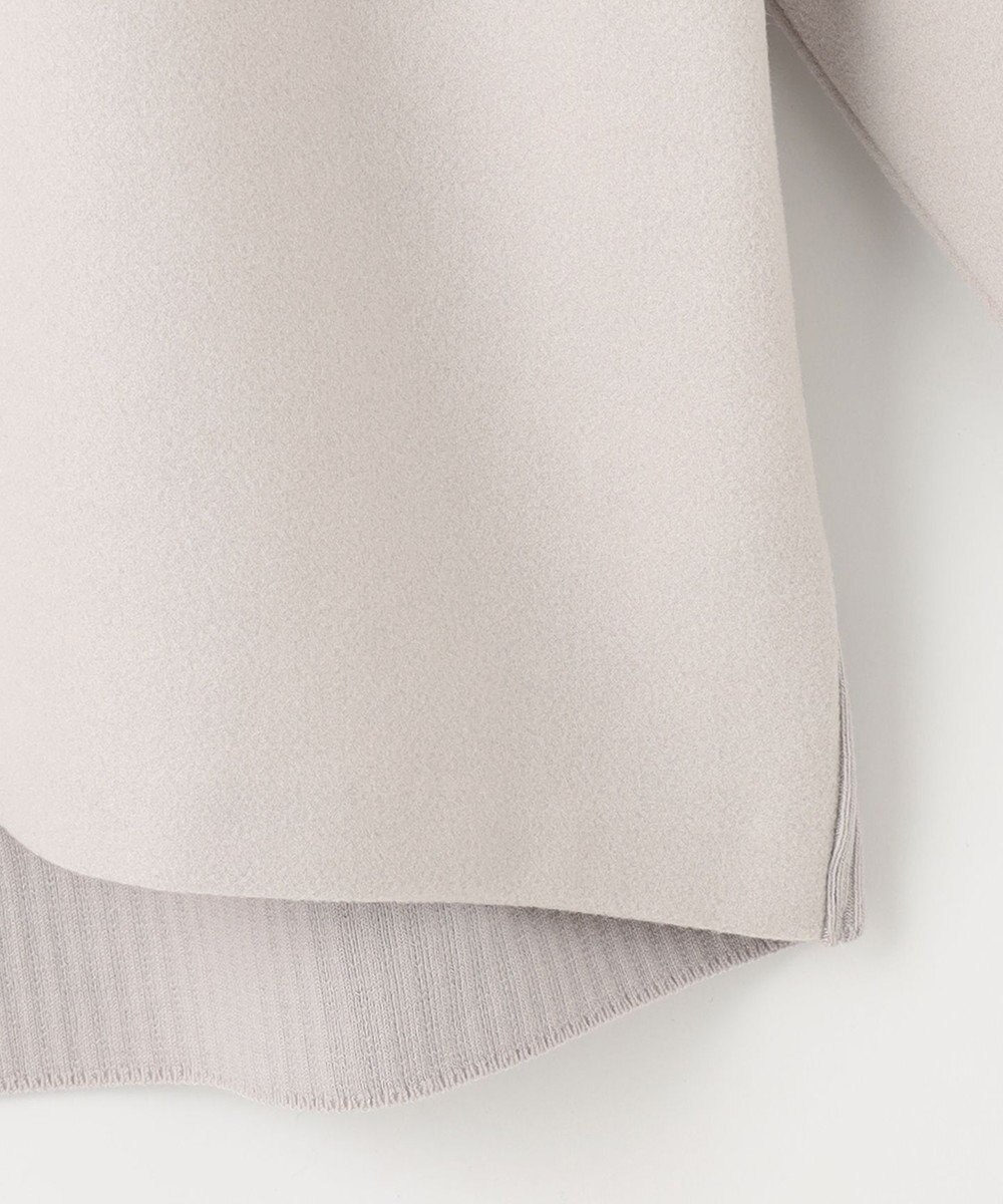 J.PRESS LADIES ニードルパンチ ハイネック カットソー 