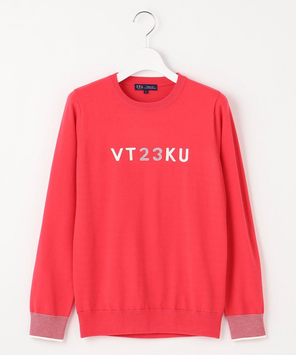 23区GOLF 【WOMEN】ロゴニット 着回しOK 動きやすさ◎ 厚すぎないからロングシーズン着用できる 