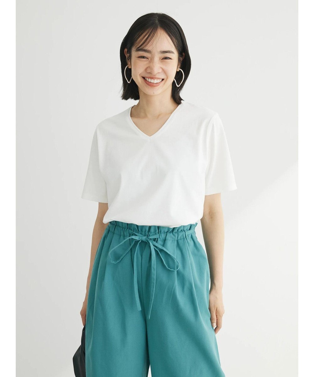 Green Parks 汗染み防止ＶネックＴシャツ 