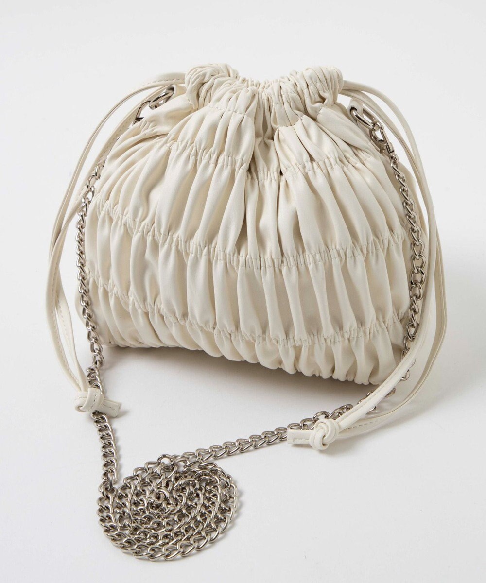 WEGO 巾着チェーンショルダー 