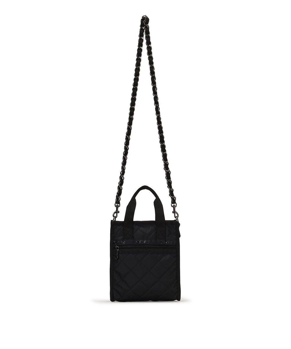 LeSportsac CHAIN MINI N/S TOTE/オニキスチェーンキルト 