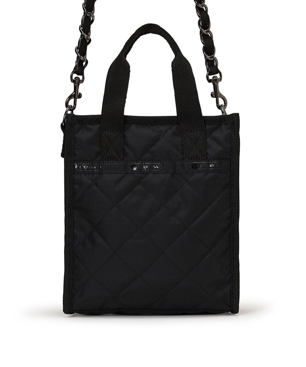 LeSportsac CHAIN MINI N/S TOTE/オニキスチェーンキルト 