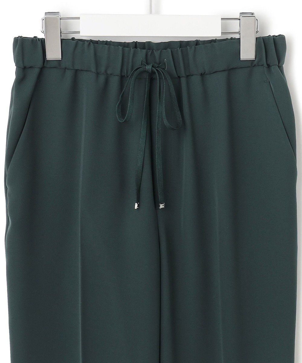 23区 S 【洗える】ドライダブルサテン ドロスト パンツ 