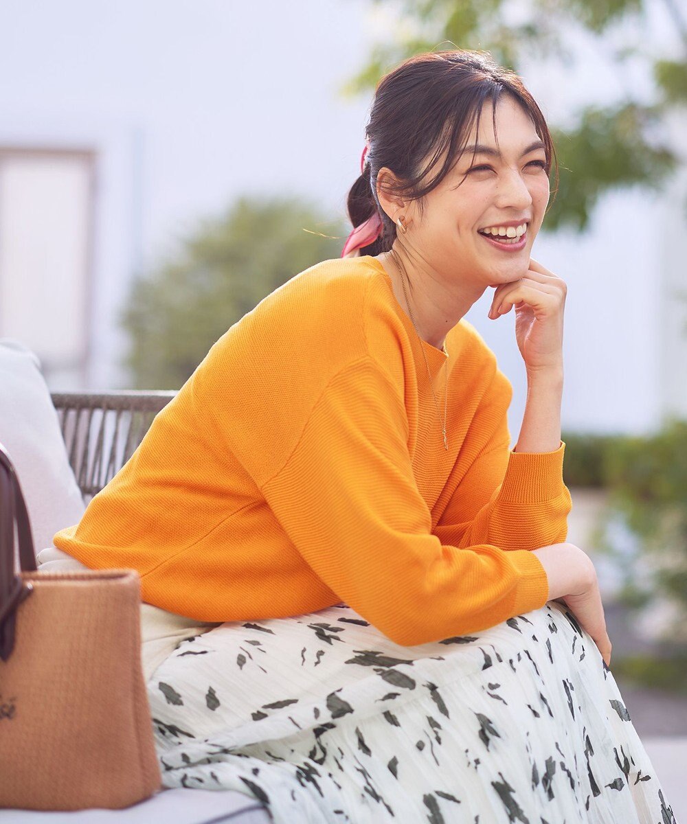 ANY アクリルガーターニット 