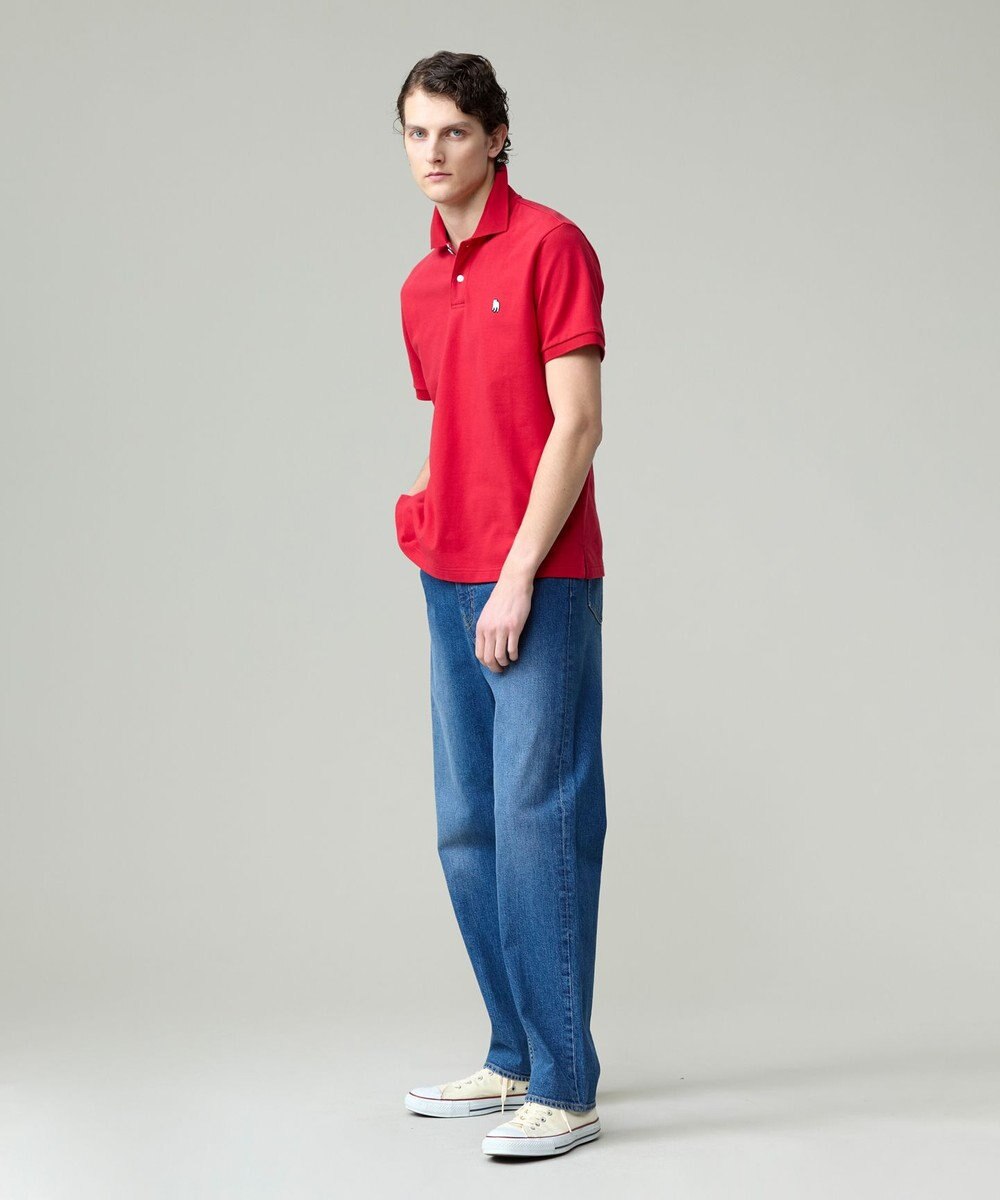 J.PRESS MEN 気品と愛嬌のバランスが抜群！【J.PRESS人気NO1ポロシャツ】 バックブルカノコレジメン ポロシャツ 