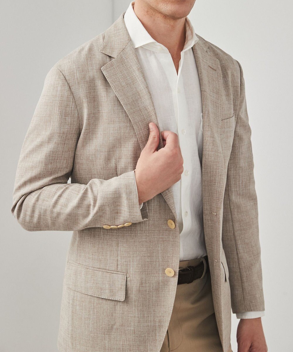 GOTAIRIKU ウォッシャブルに進化【洗える/シワになりにくい/ストレッチ】タイワンタフタ ジャケット 