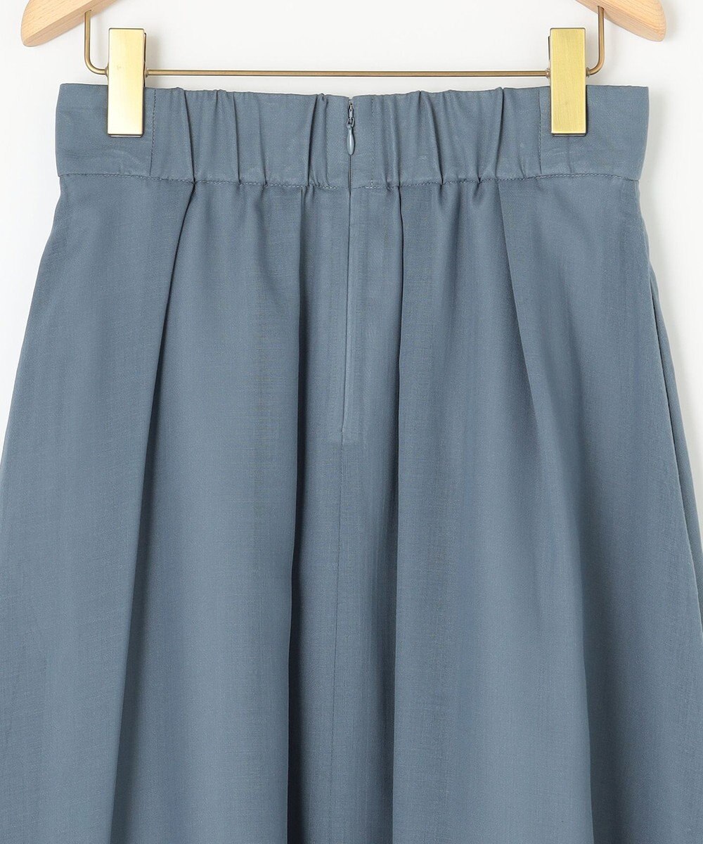 組曲 【洗える・イージーケア】カラーボイル フレアスカート 