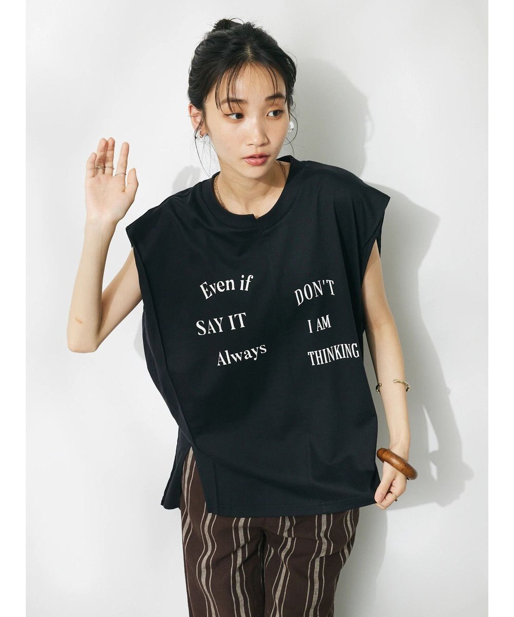 CRAFT STANDARD BOUTIQUE リメイクロゴノースリーブTee 