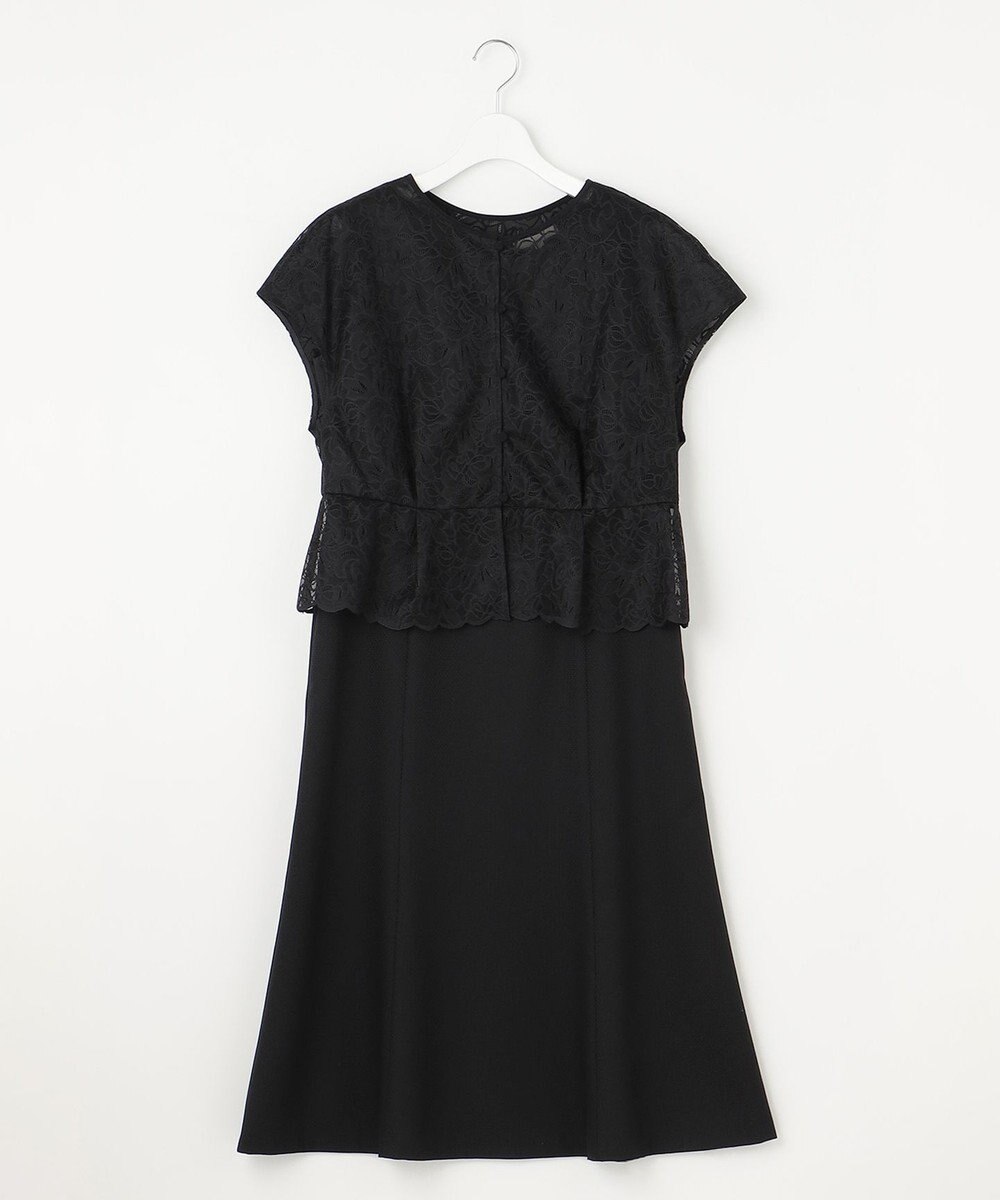 自由区 【カタログ掲載・洗える】レースブラウスコンビ ワンピース 