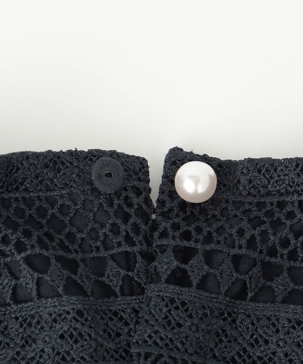 組曲 S ボーダーレース ブラウス 