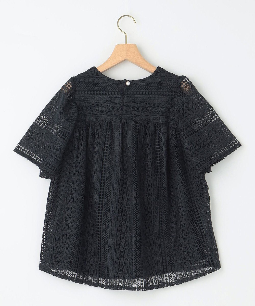 組曲 S ボーダーレース ブラウス 