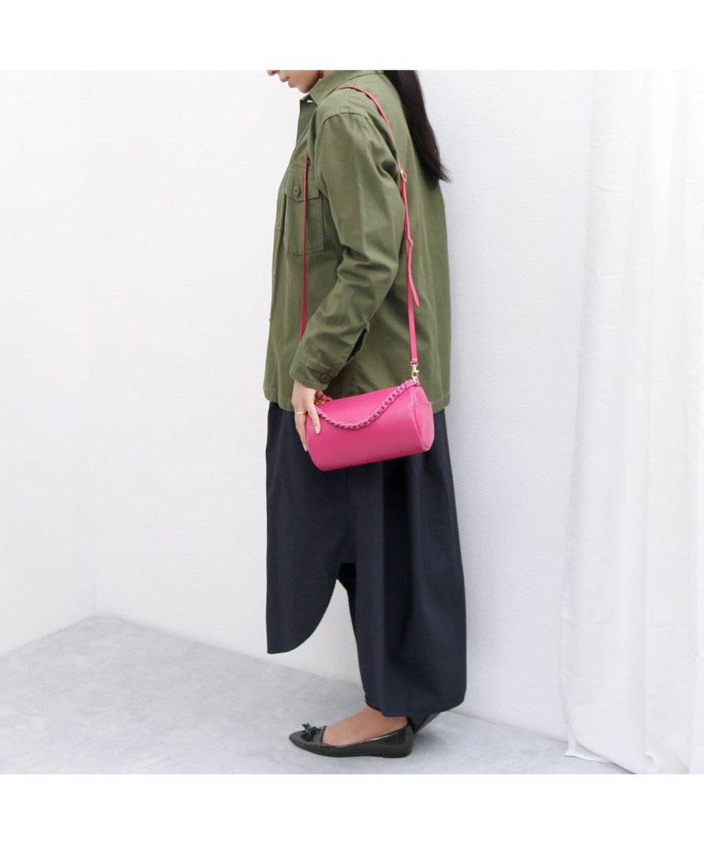 UNBILLION ペルケ perche / カラーチェーン筒形2wayショルダー 