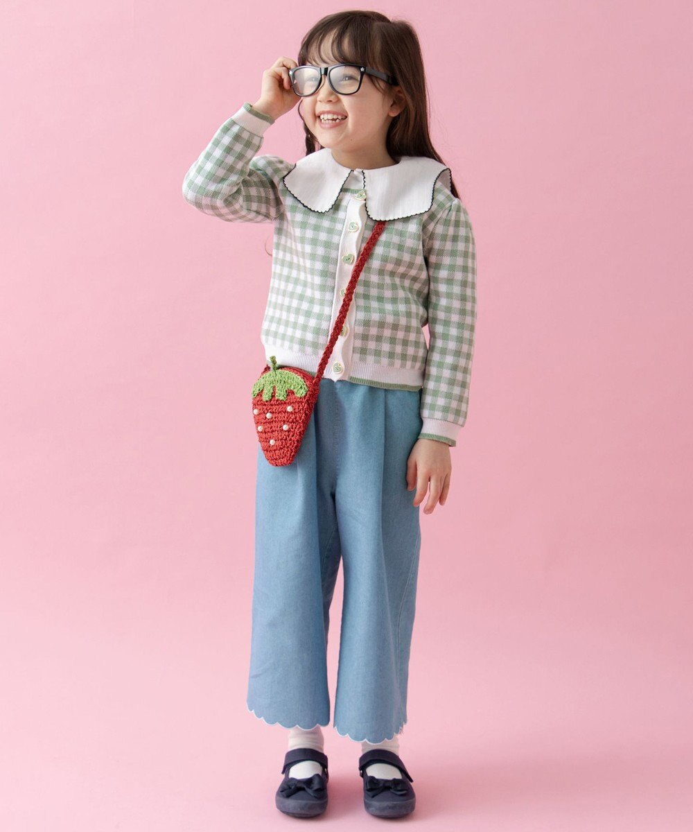 ANY KIDS デニム ワイド パンツ 