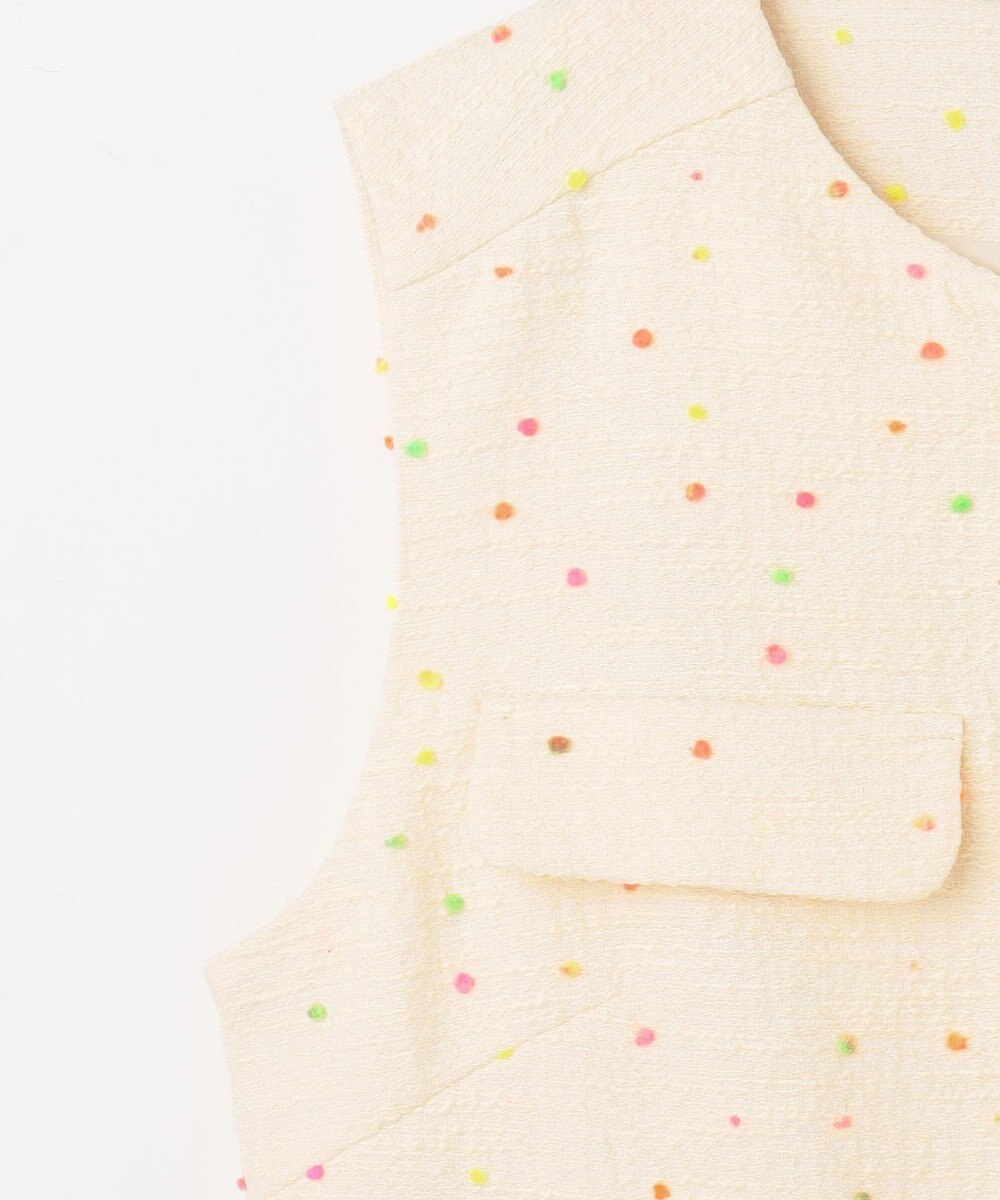 GRACE CONTINENTAL ネオンドットジャガードワンピース 