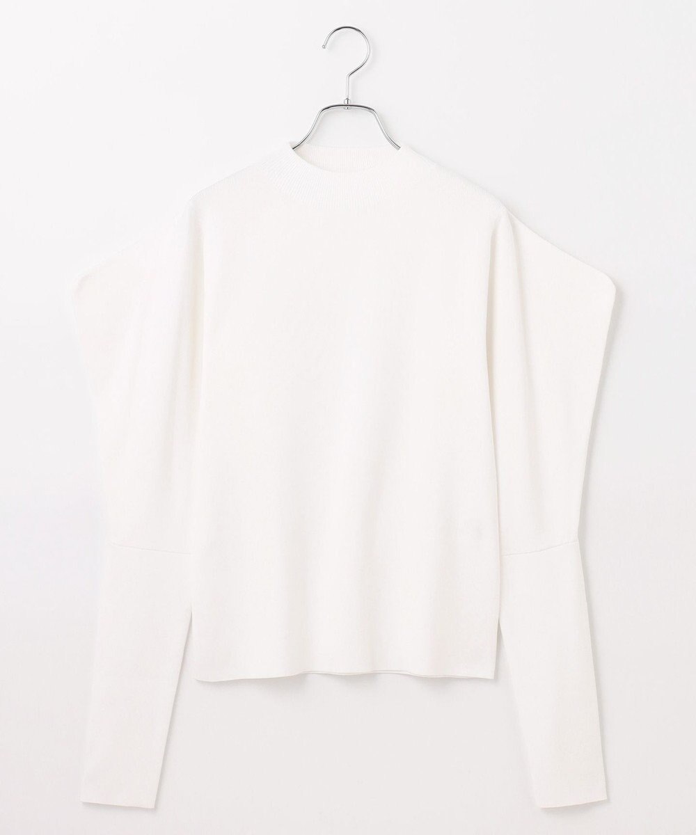 #Newans 【洗える】スクエアショルダーポイントニット 