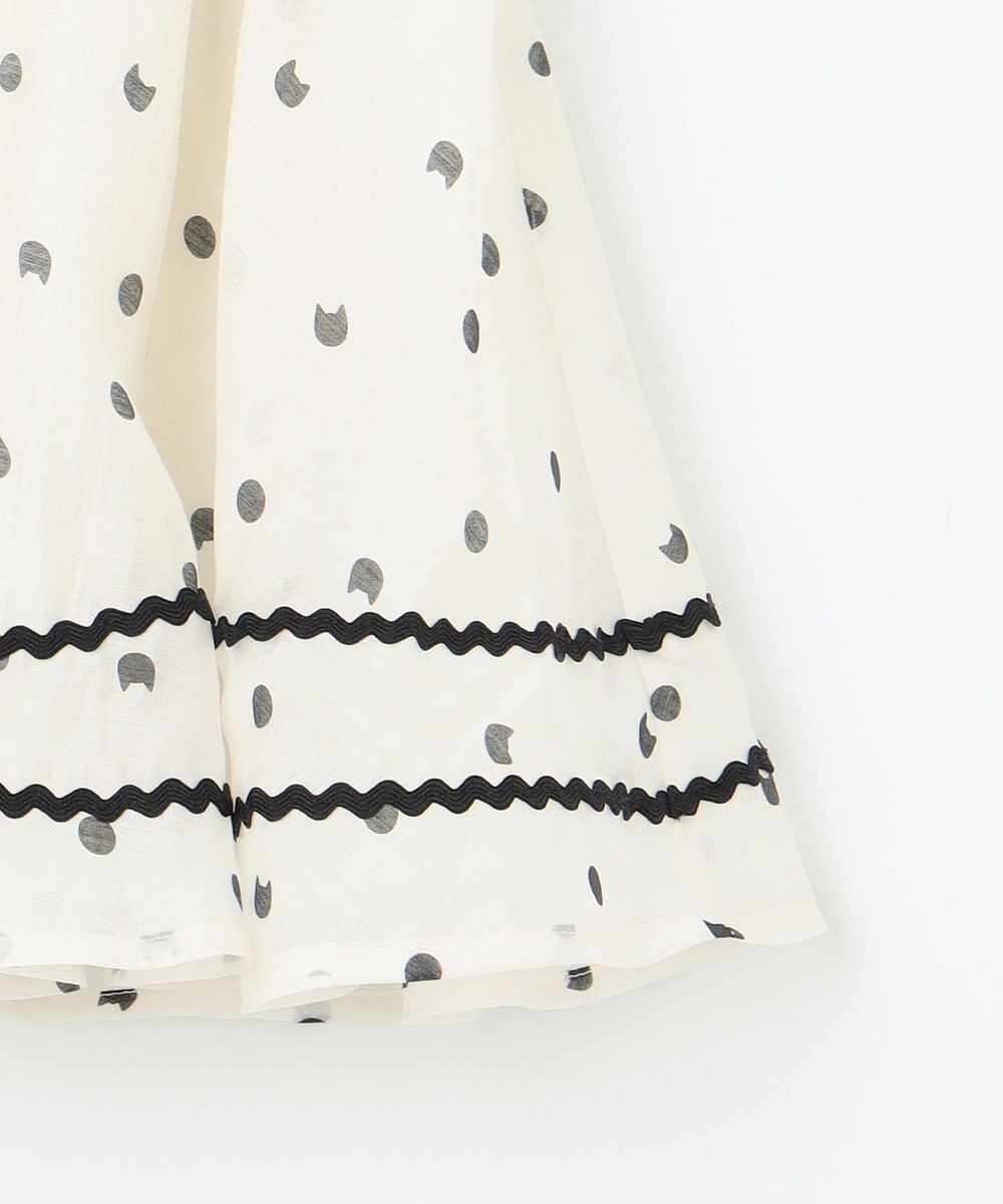 ANY KIDS ネコ×ドット スカート 