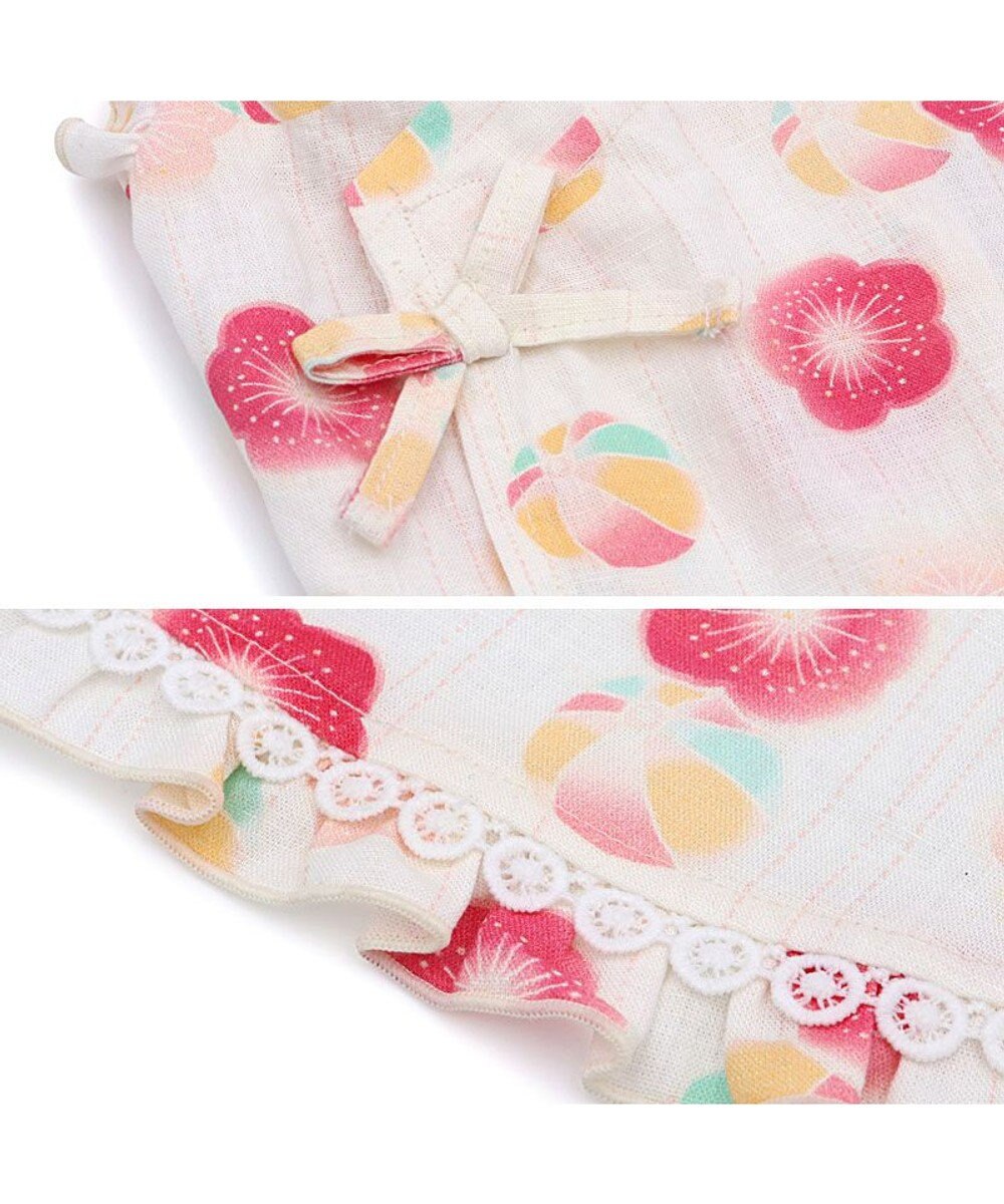 PET PARADISE ペットパラダイス 甚平《梅てまり柄》　小型犬 