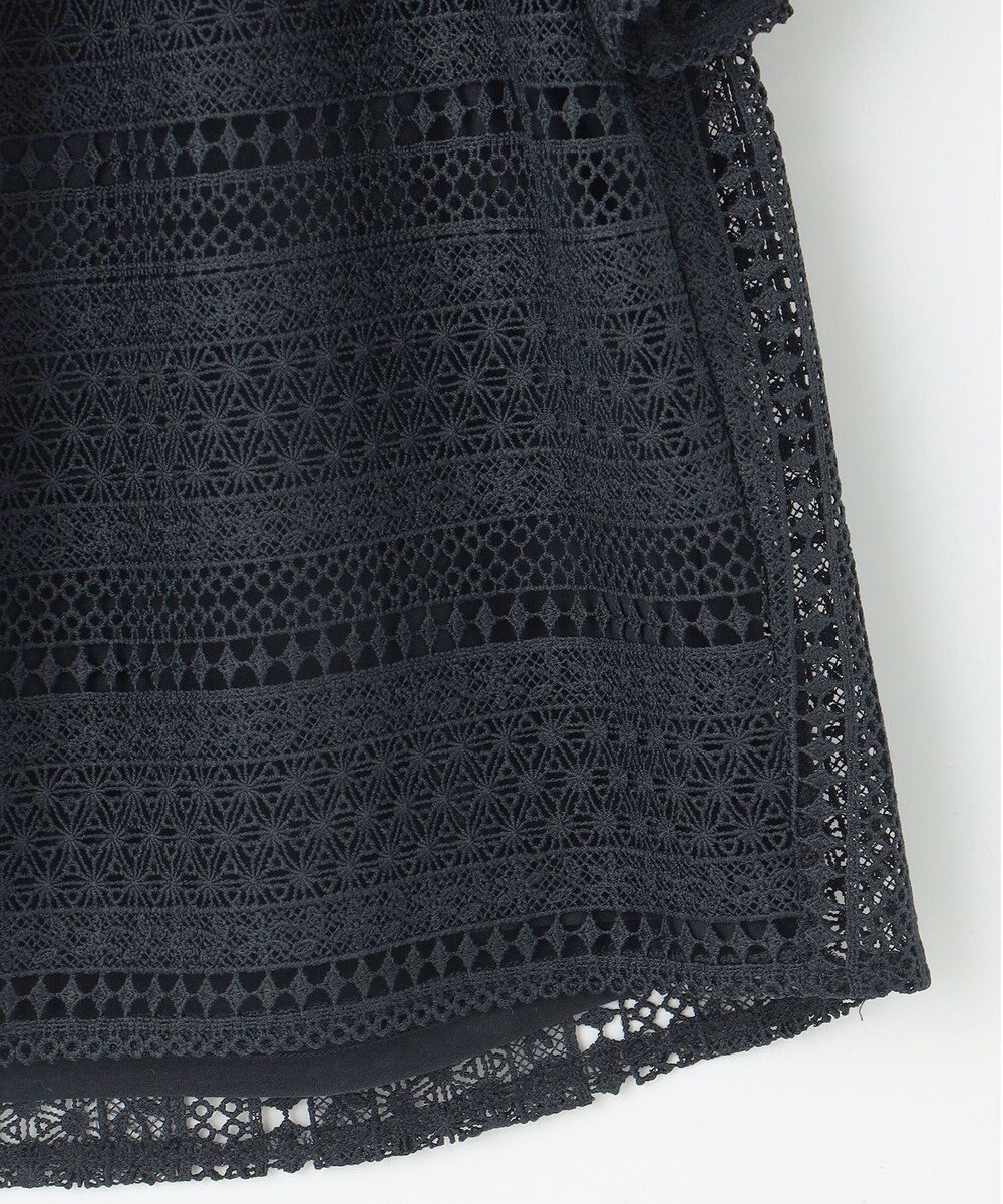 組曲 L ボーダーレース ブラウス 